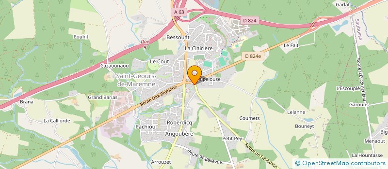 localisation de l'entreprise MADAME TATIANA BIBEN à SAINTE-MAXIME