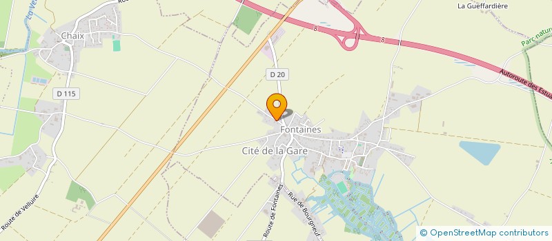 localisation de l'entreprise MADAME TATIANA BLANCHET  DOIX LES FONTAINES