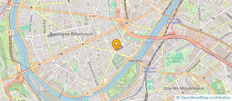 localisation de l'entreprise MADAME TATIANA BOCQUET à BOULOGNE-BILLANCOURT
