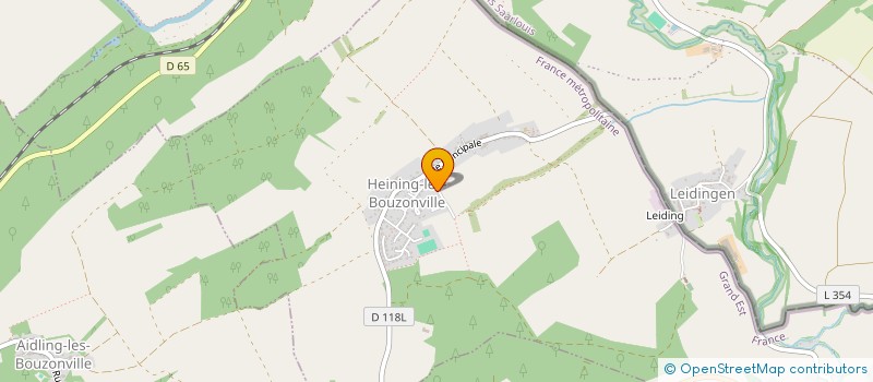 localisation de l'entreprise MADAME TATIANA BOULANGER  HEINING-LES-BOUZONVILLE