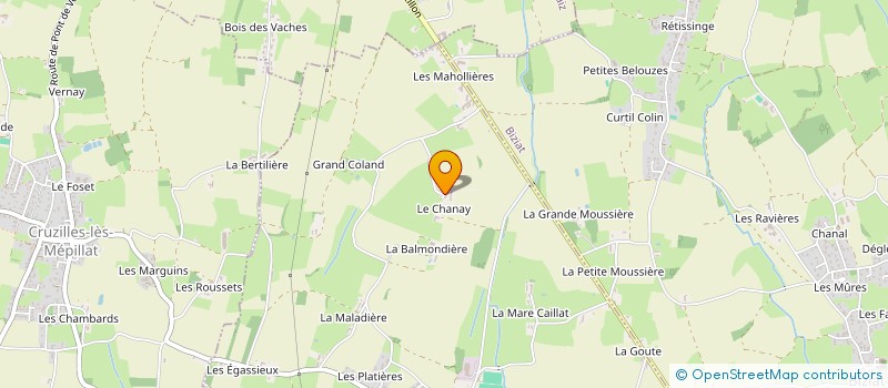 localisation de l'entreprise MADAME TATIANA BOURDIER à SAINT-ANDRE-D'HUIRIAT