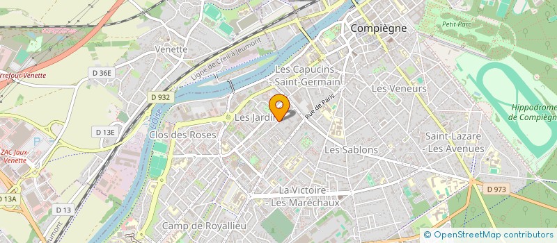 localisation de l'entreprise MADAME TATIANA BOUSSART à COMPIEGNE