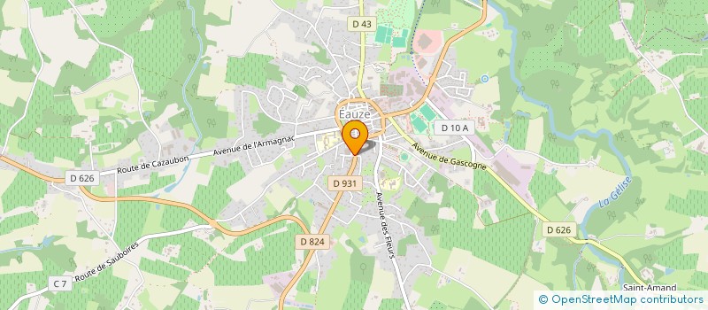 localisation de l'entreprise MADAME TATIANA BOUSSIE  EAUZE