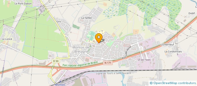 localisation de l'entreprise MADAME TATIANA BREHERET  MONTOIR-DE-BRETAGNE