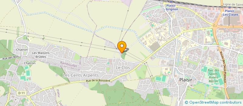 localisation de l'entreprise MADAME TATIANA BUKI à PLAISIR