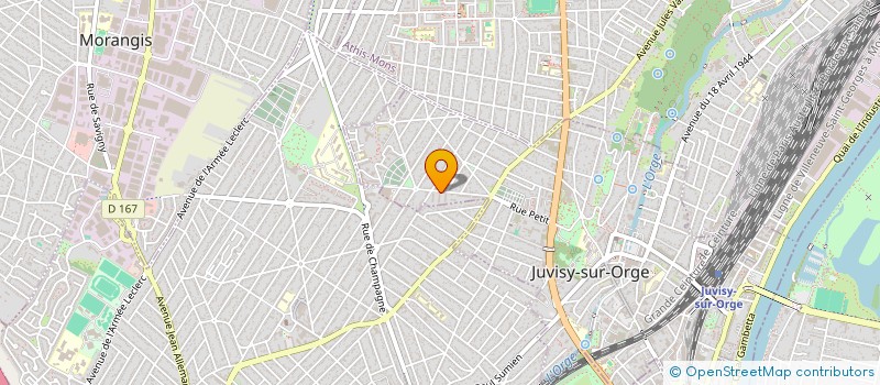 localisation de l'entreprise MADAME TATIANA BUNDUCHI à JUVISY-SUR-ORGE