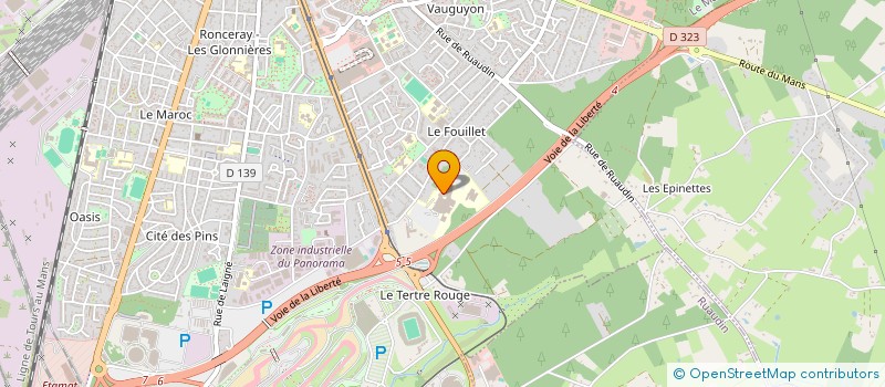 localisation de l'entreprise MADAME TATIANA BURDUJAN  LE MANS