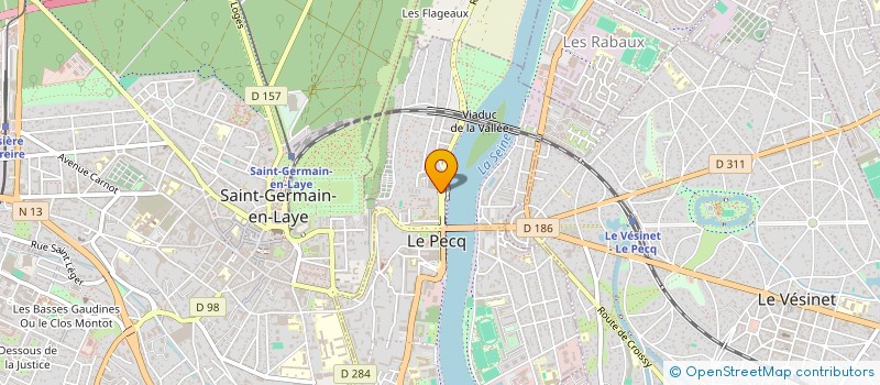 localisation de l'entreprise MADAME TATIANA CARNEIRO JENSEN  LE PECQ