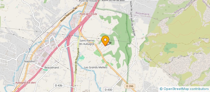 localisation de l'entreprise MADAME TATIANA CAS  AUBAGNE