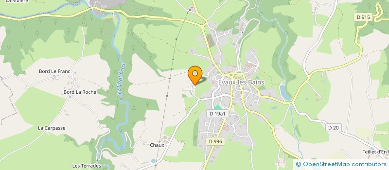 localisation de l'entreprise MADAME TATIANA CASCALES  EVAUX-LES-BAINS