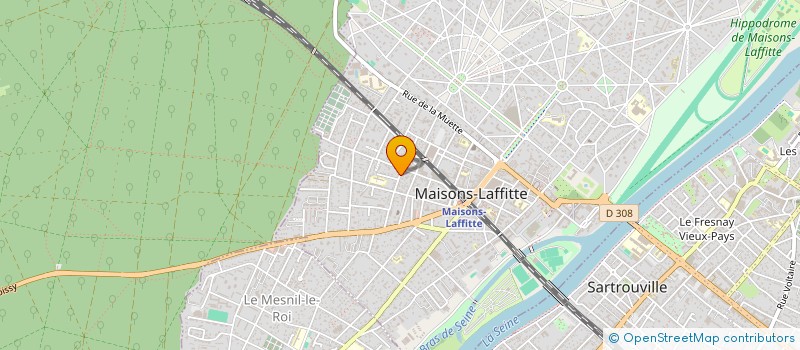 localisation de l'entreprise MADAME TATIANA CASIAN à MAISONS-LAFFITTE
