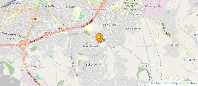 localisation de l'entreprise MADAME TATIANA CHALMAN à ALBI