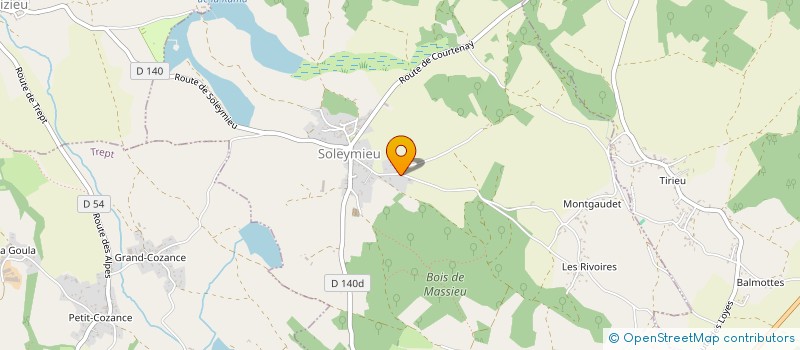 localisation de l'entreprise MADAME TATIANA CHAPOT  SOLEYMIEU