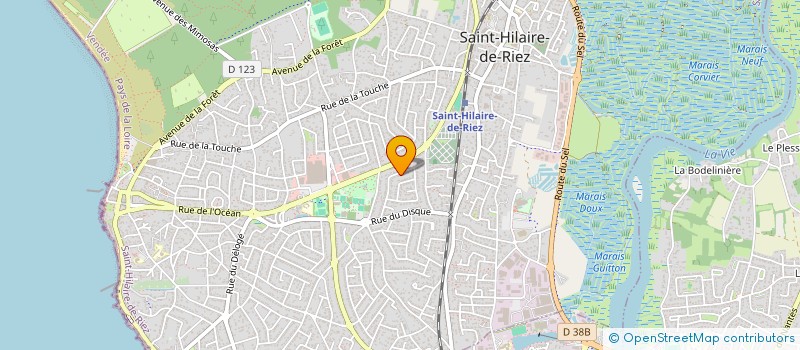 localisation de l'entreprise MADAME TATIANA CHARTON  SAINT-HILAIRE-DE-RIEZ