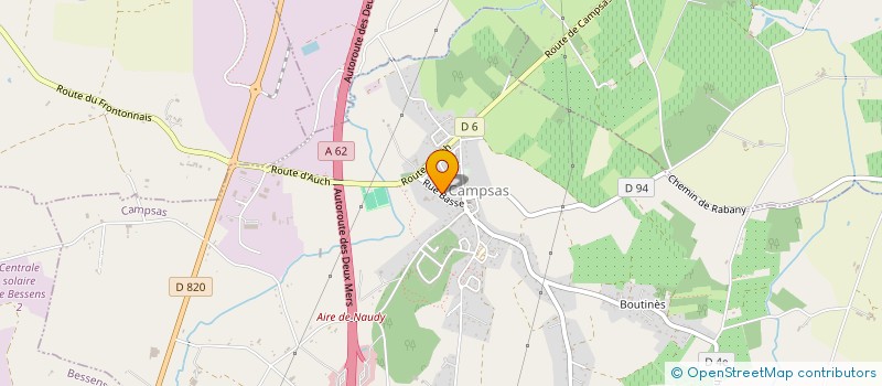 localisation de l'entreprise MADAME TATIANA CHASSAGNE  CAMPSAS