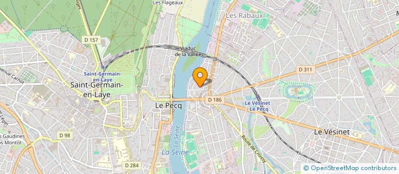 localisation de l'entreprise MADAME TATIANA CHAVERNOZ  LE PECQ