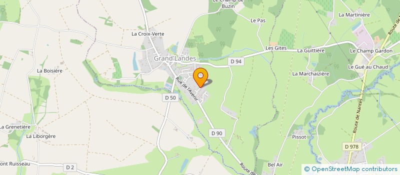 localisation de l'entreprise MADAME TATIANA CLAVEREUIL  GRAND'LANDES