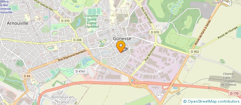 localisation de l'entreprise MADAME TATIANA COLADIN à GONESSE