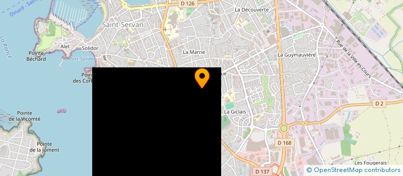 localisation de l'entreprise MADAME TATIANA COLLIN à SAINT-MALO