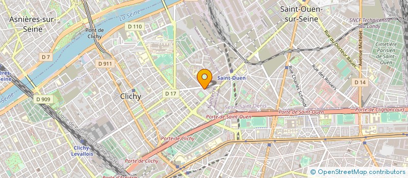 localisation de l'entreprise MADAME TATIANA CORDOVA à CLICHY