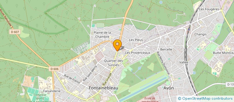 localisation de l'entreprise MADAME TATIANA DA SILVA BEITO  FONTAINEBLEAU