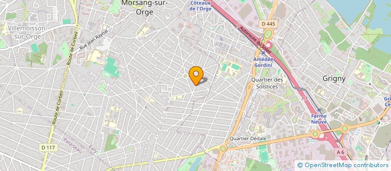 localisation de l'entreprise MADAME TATIANA DA SILVA PINTO à MORSANG-SUR-ORGE