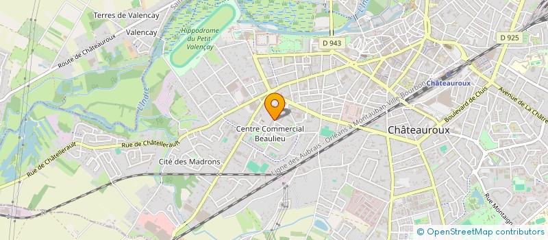 localisation de l'entreprise MADAME TATIANA DAHMANI à CHATEAUROUX