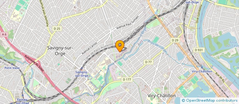 localisation de l'entreprise MADAME TATIANA DAJID  SAVIGNY-SUR-ORGE