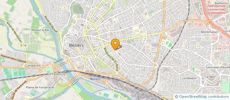 localisation de l'entreprise MADAME TATIANA DANU  GRABELS