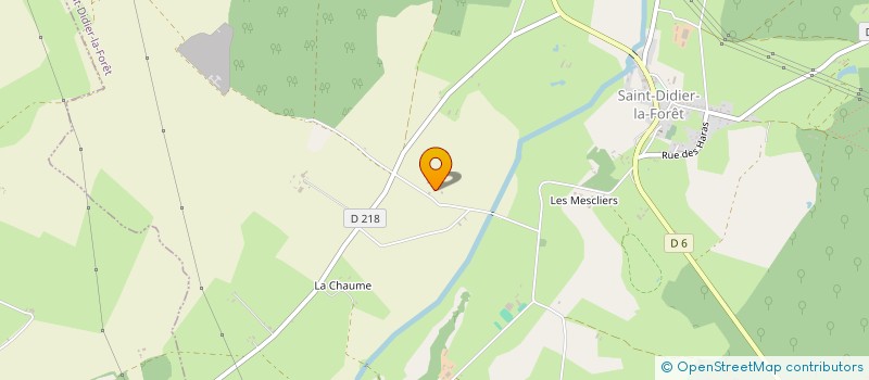 localisation de l'entreprise MADAME TATIANA DE COMBEROUSSE à SAINT-DIDIER-LA-FORET