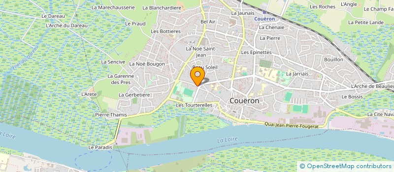 localisation de l'entreprise MADAME TATIANA DEFONTAINE à COUERON