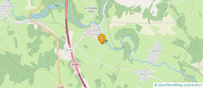 localisation de l'entreprise MADAME TATIANA DELAFAITE  LE CHATELET-SUR-SORMONNE