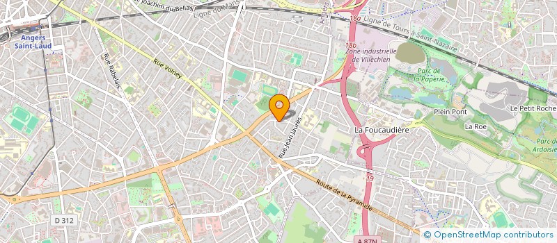 localisation de l'entreprise MADAME TATIANA DELAUNE  ANGERS