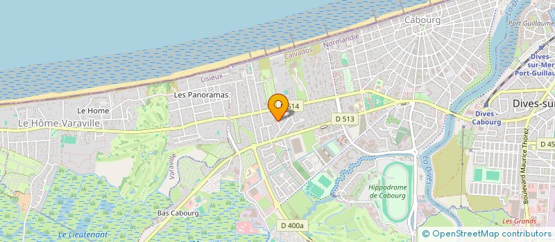 localisation de l'entreprise MADAME TATIANA DENIAU  CABOURG