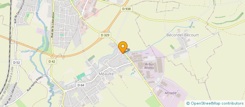 localisation de l'entreprise MADAME TATIANA DESCHUTTER  MEAULTE