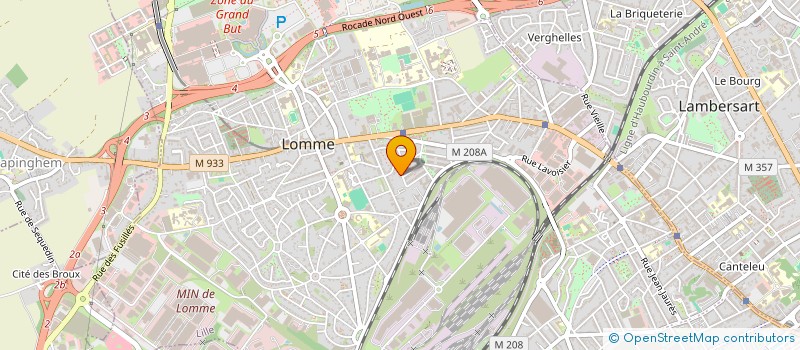 localisation de l'entreprise MADAME TATIANA DESMON à LILLE