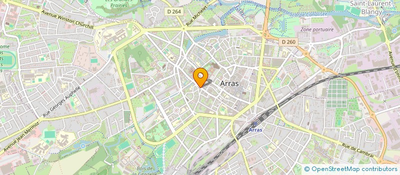 localisation de l'entreprise MADAME TATIANA DETOURBE à ARRAS