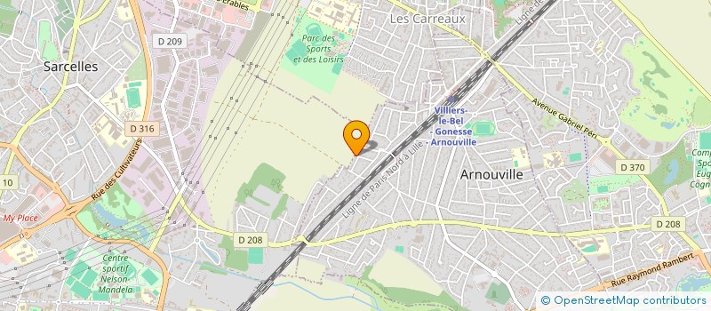 localisation de l'entreprise MADAME TATIANA DIAS à ARNOUVILLE