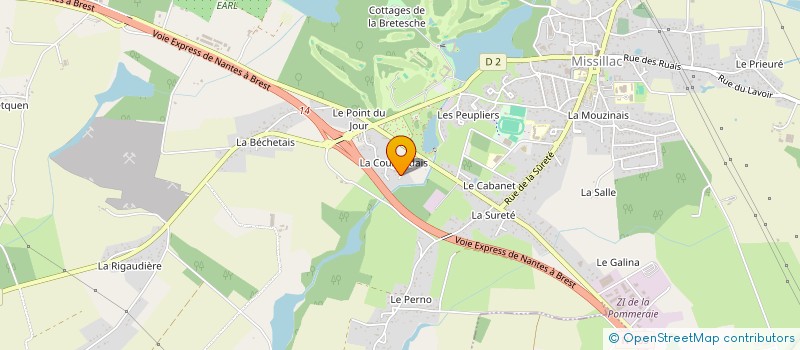 localisation de l'entreprise MADAME TATIANA DIUKA DONGOSI  MISSILLAC