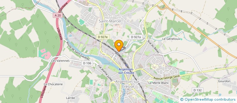 localisation de l'entreprise MADAME TATIANA DORIN à SAINT-MARCEL