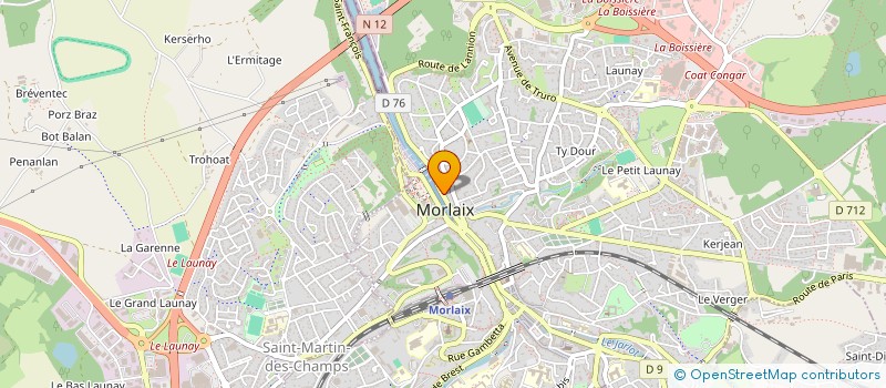 localisation de l'entreprise MADAME TATIANA DUVAL à MORLAIX