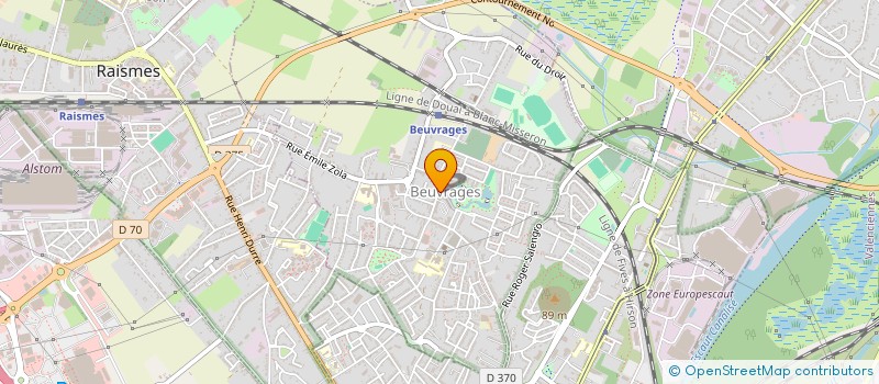 localisation de l'entreprise MADAME TATIANA EDJEKOUANE  BEUVRAGES