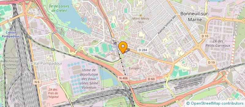 localisation de l'entreprise MADAME TATIANA ELOMBO  CRETEIL