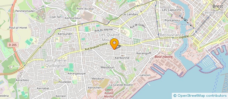 localisation de l'entreprise MADAME TATIANA ESPANA à BREST