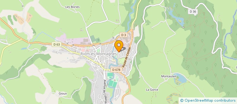 localisation de l'entreprise MADAME TATIANA ESPOSITO à RIOM-ES-MONTAGNES