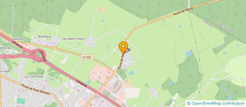 localisation de l'entreprise MADAME TATIANA FEVRIER  VIERZON