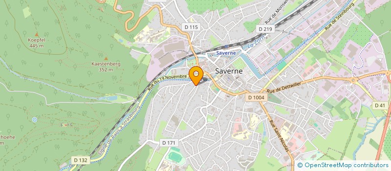 localisation de l'entreprise MADAME TATIANA FISCHER  SAVERNE