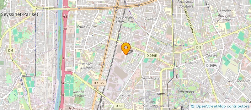 localisation de l'entreprise MADAME TATIANA GALLEAU  GRENOBLE