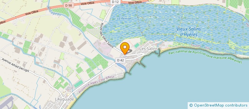 localisation de l'entreprise MADAME TATIANA GARRO  HYERES