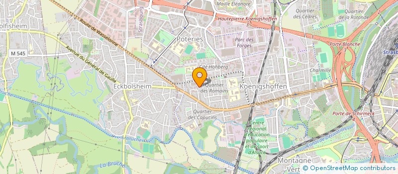 localisation de l'entreprise MADAME TATIANA GASSER à STRASBOURG
